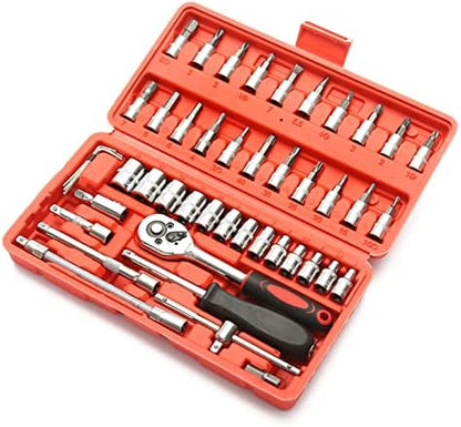 CAJA DE HERRAMIENTAS 46 PZS + ENVÍO GRATIS Y 40% DE DESCUENTO SÓLO HOY